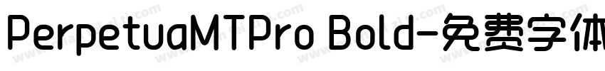 PerpetuaMTPro Bold字体转换